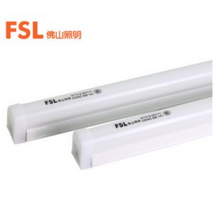 佛山照明FSL LED灯管0.6/0.9/1.2米 T5全套一体化日光灯管 超亮光管支架灯