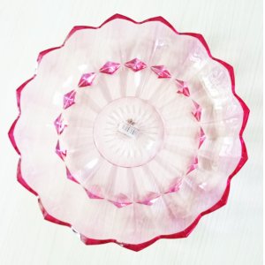 茶花水果盘 喜庆果盘 塑料果盘 塑料零食干果盘水果盘
