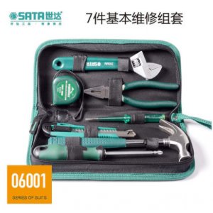 世达06001 工具套装7件套家用汽修套装电工五金组合工具套装