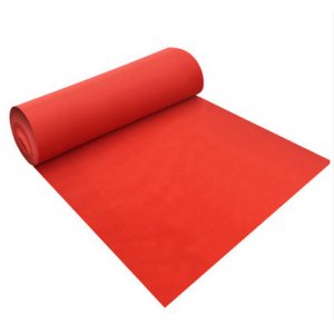 红地毯 一次性红条纹 舞台 展览展会 开业庆典用加厚红地毯