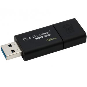 金士顿DT100G3   32GB USB3.0 U盘 黑色 滑盖设计 时尚便利