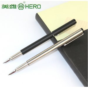 英雄钢笔 1093金钢铱金笔/黑砂特细笔 墨水笔 钢笔暗尖
