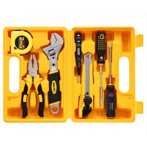 得力3700多用途组合工具箱7件套 品质优良工具组合套装 维修工具